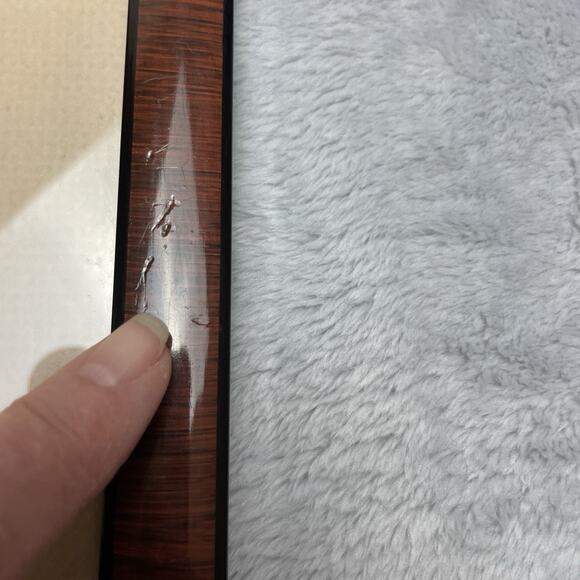 Violinist Musician Pencil Drawing Artist Signed Mark Eanes 1979 Wood Frame 17x21 - Picture 7 of 7